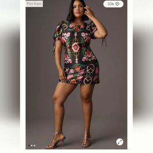 NWT Hutch Ellia Dress in Mirror Floral Size 1x